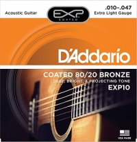 Струны для акустической гитары D'Addario EXP10 (USA) 10-47