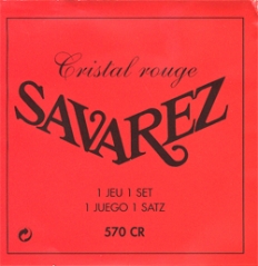 Струны для классической гитары Savarez 570 CR Cristal Soliste Red (Франция)
