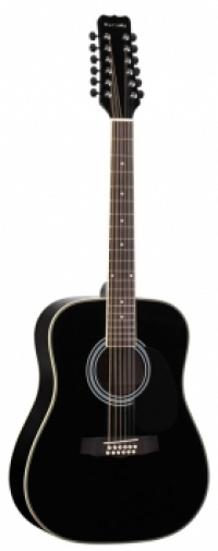 Гитара 12 струнная акустическая Martinez FAW-802-12 BK.