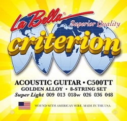 Струны для акустической гитары La Bella C500TT Criterion (USA)