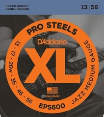 Струны для электрогитары D`Addario EPS600 XL ProSteels (USA) 13-56