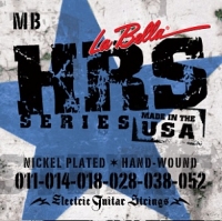 Струны для электрогитары La Bella HRS-MB Hard Rockin Steel (USA) 11-52