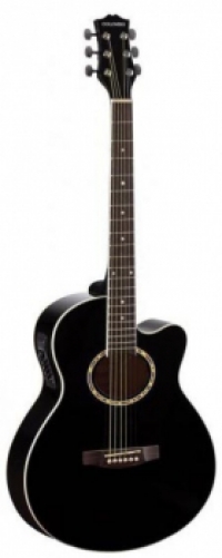 Гитара электроакустическая Colombo LF-401 СEQ/BK. Размер: 40" с вырезом.