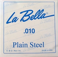 1-я Струна стальная E (Ми) для гитары La Bella (USA) 0.010"