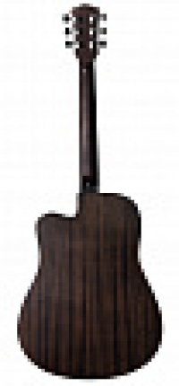 Гитара ROCKDALE Aurora D1 C BK (полупрозрачный черный, с вырезом)