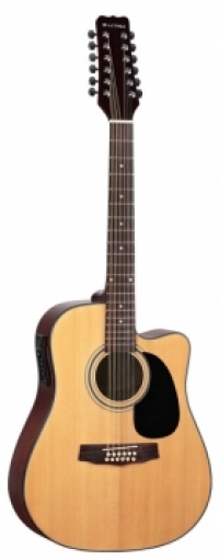 Гитара 12 струнная акустическая Martinez FAW-802-12 CEQ N.