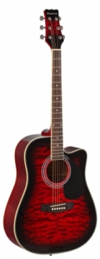Гитара 12 струнная акустическая Martinez FAW-802-12 CEQ TWRS.