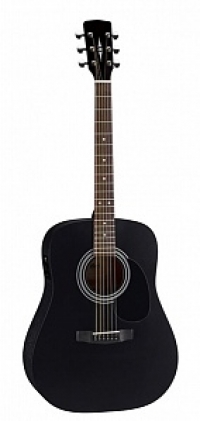Гитара электро-акустическая Parkwood W81E-BKS (черный матовый)