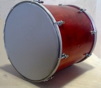 Барабан кавказский дхол BK-10K Мастерская Бехтеревых (10" ) красный