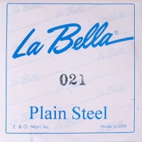3-я Струна стальная G (Соль) для гитары La Bella PS021 (USA) 0.021"