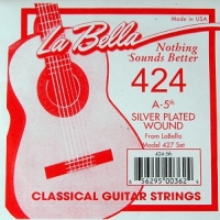 5-я Струна A (Ля) для гитары La Bella 424 (USA) нейлон
