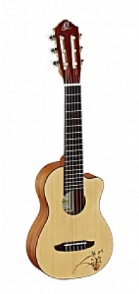 Укулеле гитарлеле Ortega RGL5C Bonfire Series (6-струнный, с вырезом)