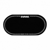 Наклейка на рабочий пластик бас-барабана  Evans EQPB2 EQ (черная, двойная)