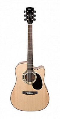 Гитара электро-акустическая Cort AD880CE-NS (натуральный) с вырезом