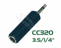 Переходник (разъем переходной) CC320 Soundking (3,5 х 6,35 мм)