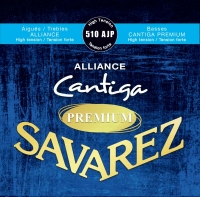 Струны для классической гитары Savarez 510 AJP Alliance Cantiga PREMIUM (Франция) сильное натяжение